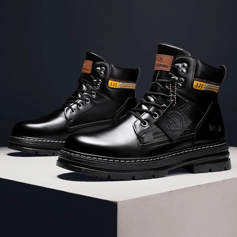 Lace-UP High Quality Shoes /  Work Safety Mid-top