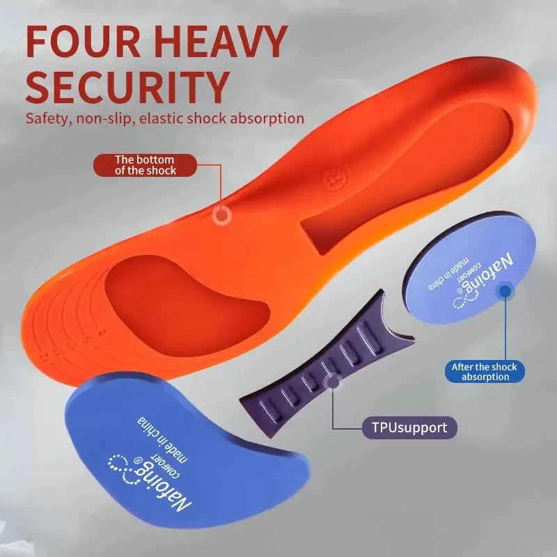 Sport Insoles for Shoes Sole Shock Absorption Deodorant Breathable Cushion / Running Insoles /  Orthopedic Insoles