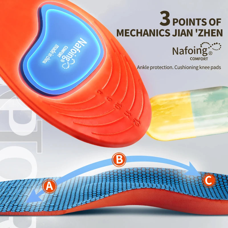 Sport Insoles for Shoes Sole Shock Absorption Deodorant Breathable Cushion / Running Insoles /  Orthopedic Insoles