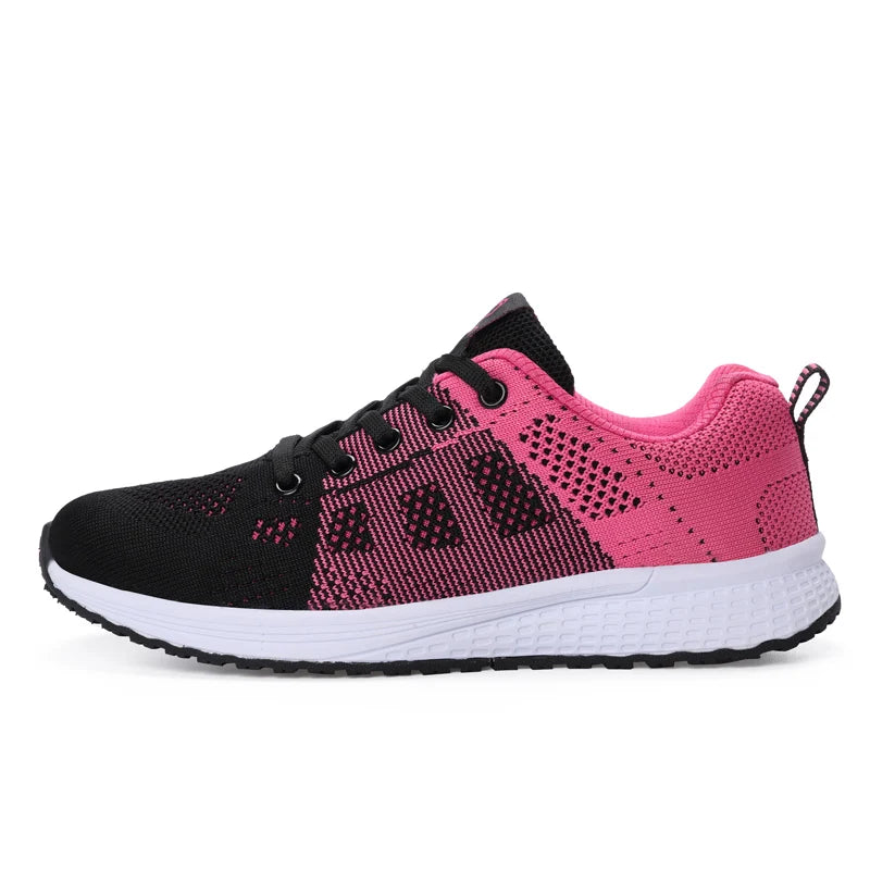 Breathable Women Running Shoes / Lightweight Anti-slip Female Sports Shoes