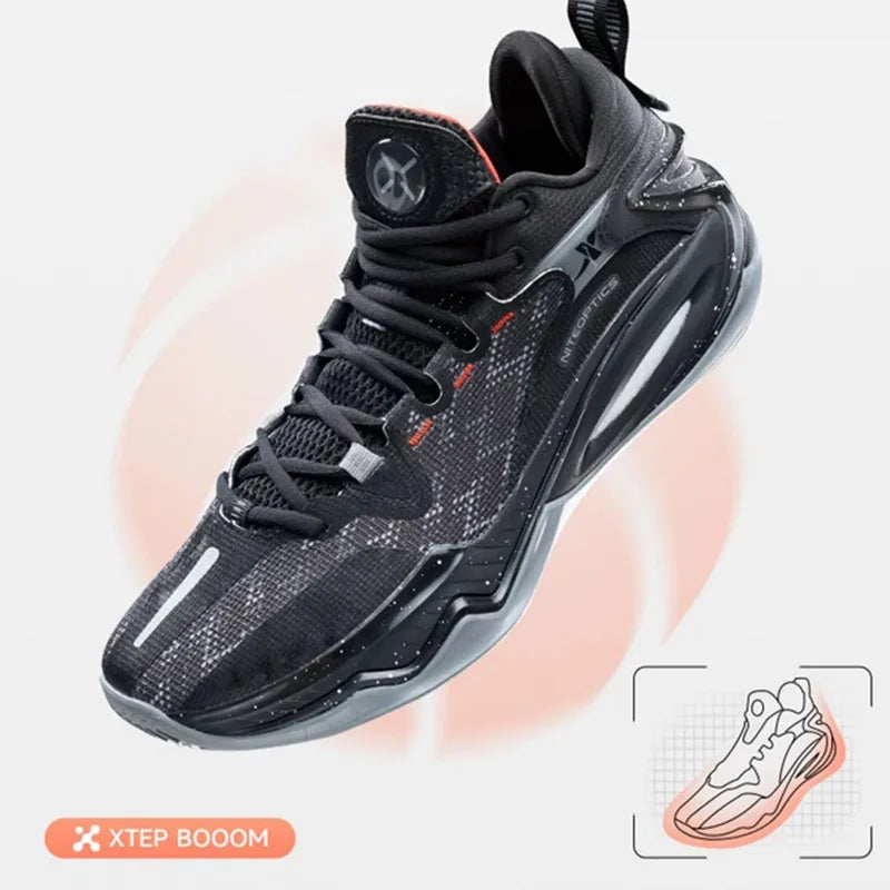 Xtep Qingxi 2.0 V3 Basketball Shoes For Men 2024 / Wear-Resistant / Training Sneakers