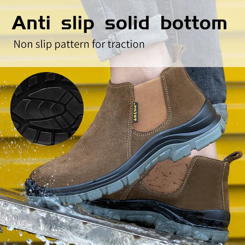 Safety Shoes Man / Work Shoes /  Lightweight Soft / Industrial Protection