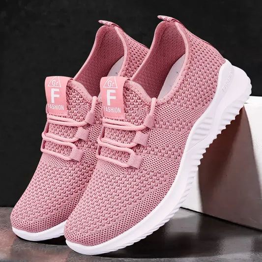 Women's Casual Sneakers / Summer Comfortable / Breathable Platform Shoes / Versatile Lace-up Shoe